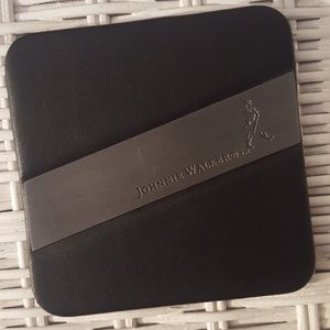Johnnie Walker Leather Coasters, set of 4